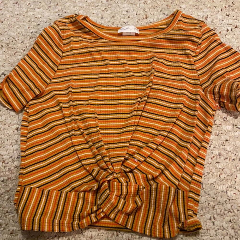 Summer cropped blouse